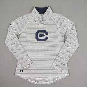 Under Armour California Golden Bears Zinger Pullover Women Medium Blue Cowl Neck